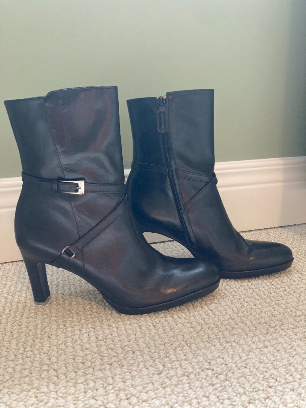Antonio Melani Vintage Jessica Black Ankle Boot